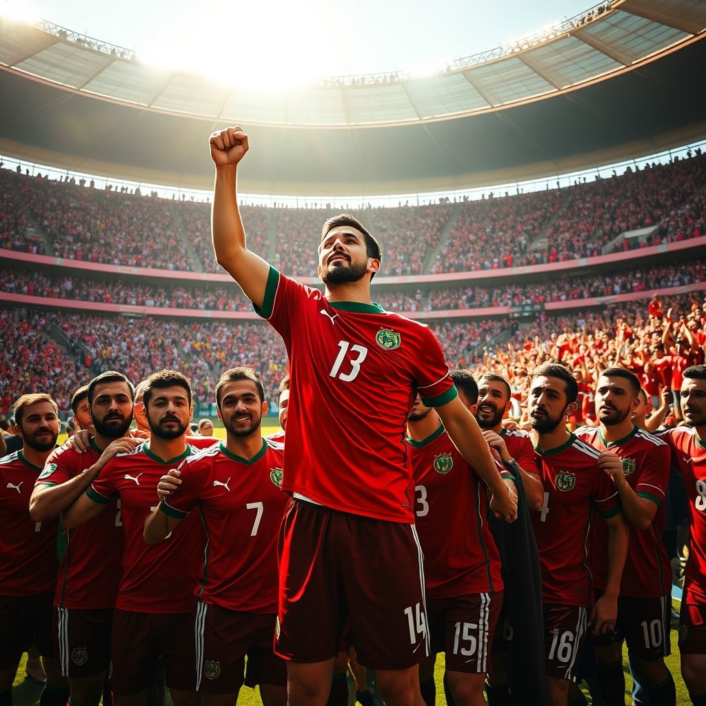 开云体育网站入口-摩洛哥瓦赫达队长激励全队，挑战强敌士气高昂